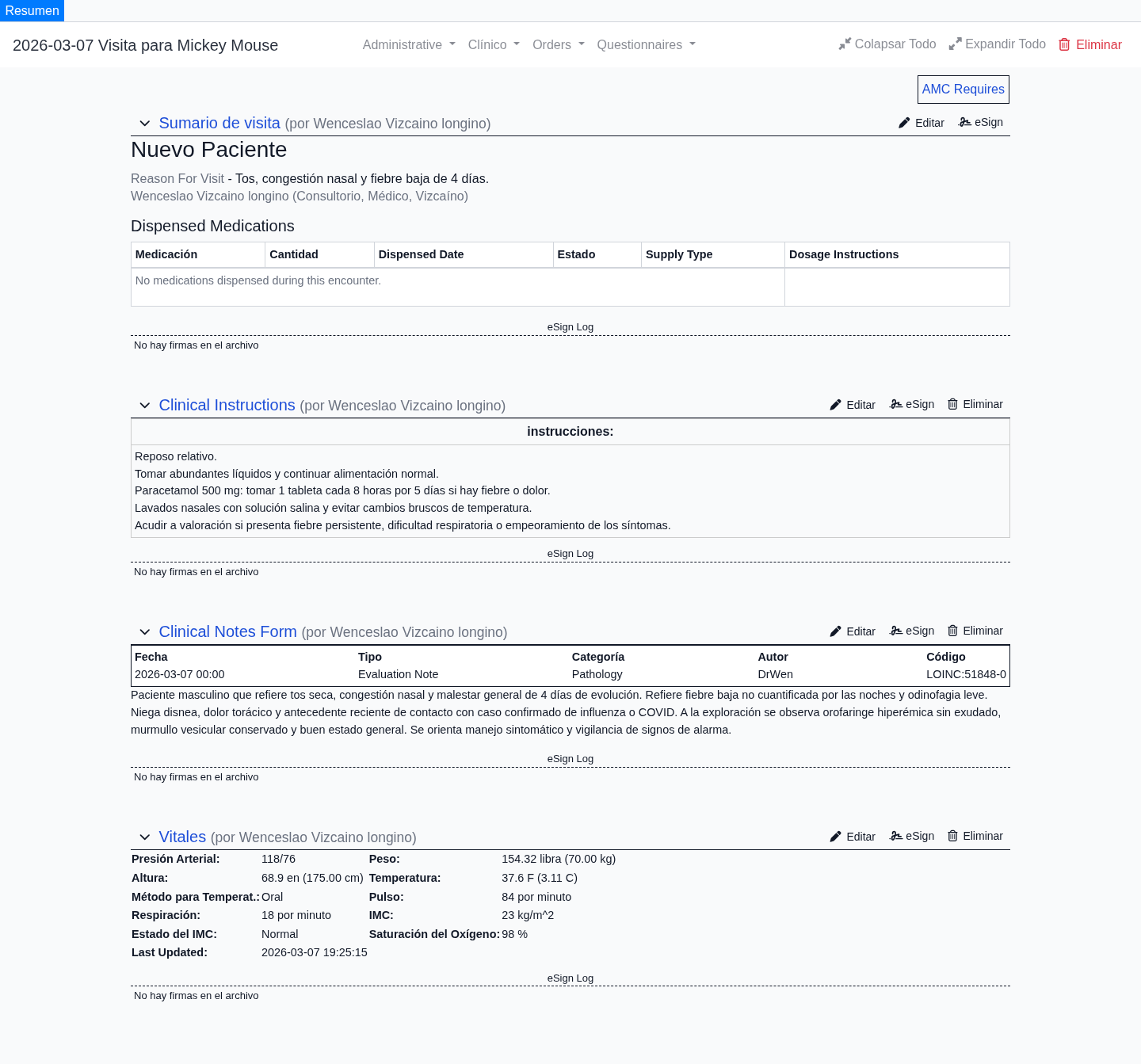 Resumen real del encuentro clínico en Vanguard ECE